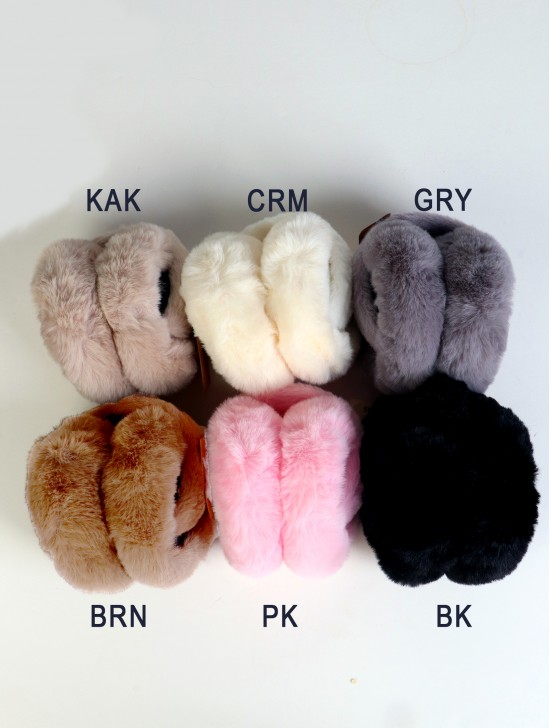 Solid Color Plush Earmuff